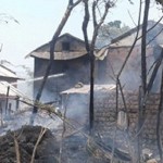 दाङमा आगलागी हुँदा चार घर नष्ट